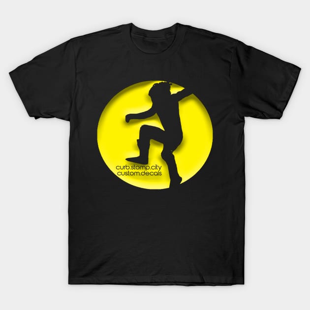 Curb Stomp- Yellow T-Shirt by SrikSouphakheth